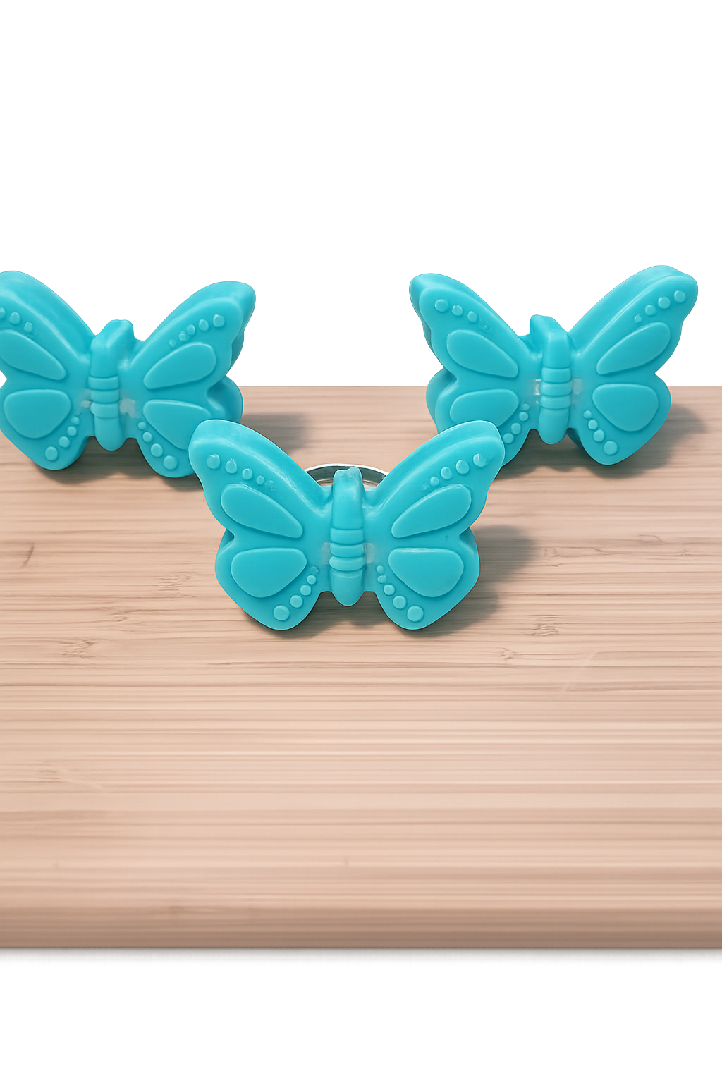 Butterfly soap towel rings