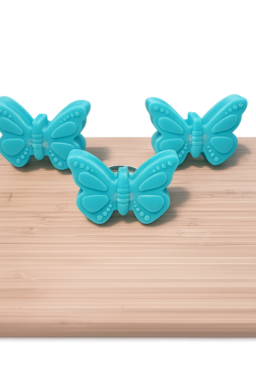 Butterfly soap towel rings