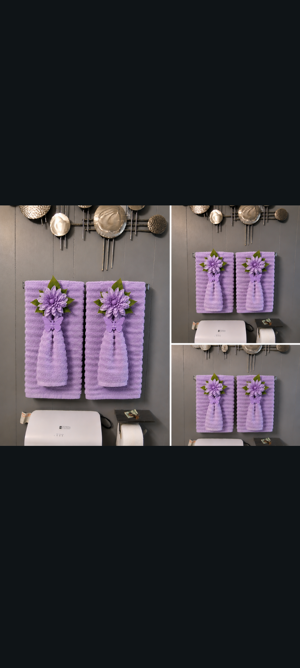 Butterfly bath cloth soap holder